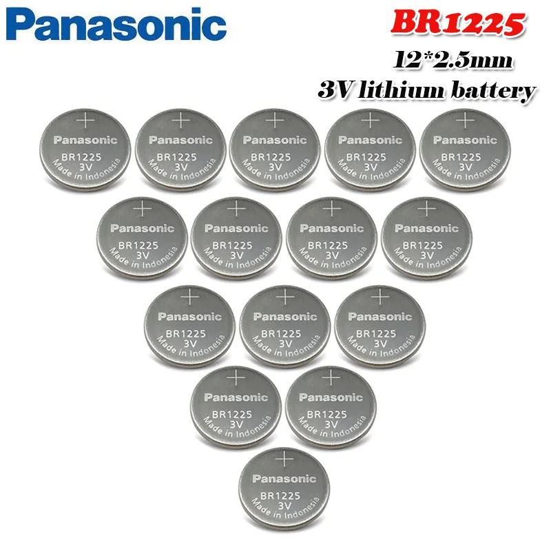 15 шт. Panasonic BR1225 1225 3 в литиевые батареи для дистанционного управления игрушки весы калькулятор высокая температура перезаряжаемая батарея