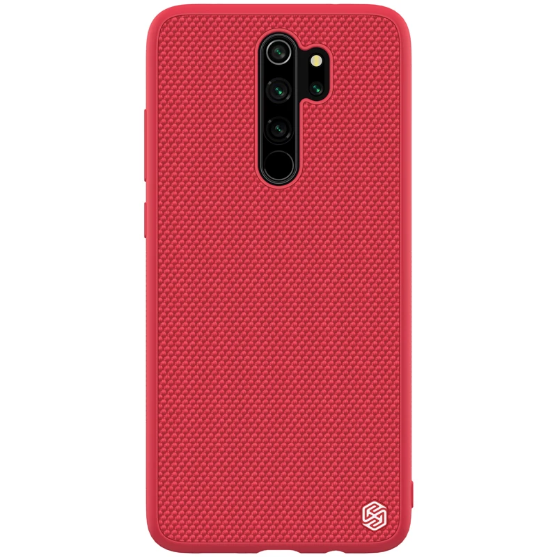 Для Xiaomi Redmi Note 8 Pro чехол Nillkin Роскошная текстура бизнес тонкая задняя крышка для Xiaomi Redmi Note 8 Pro силиконовый чехол для телефона - Цвет: Красный