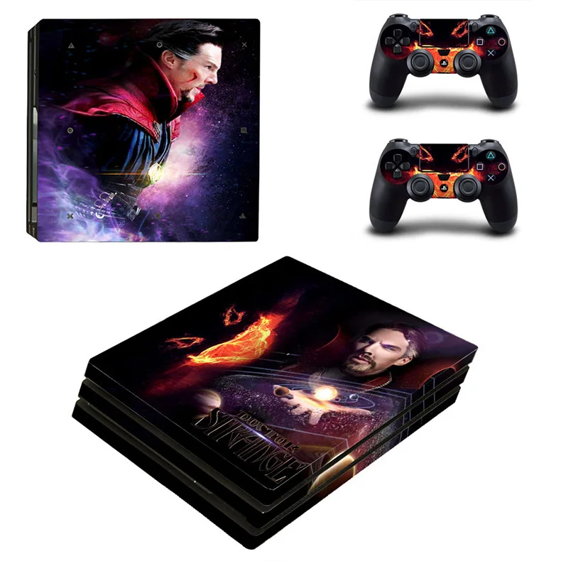 PS4 Pro Doctor Strange sticker s PS 4 Play station 4 Pro наклейка для кожи Pegatinas для playstation 4 Pro консоль и контроллер