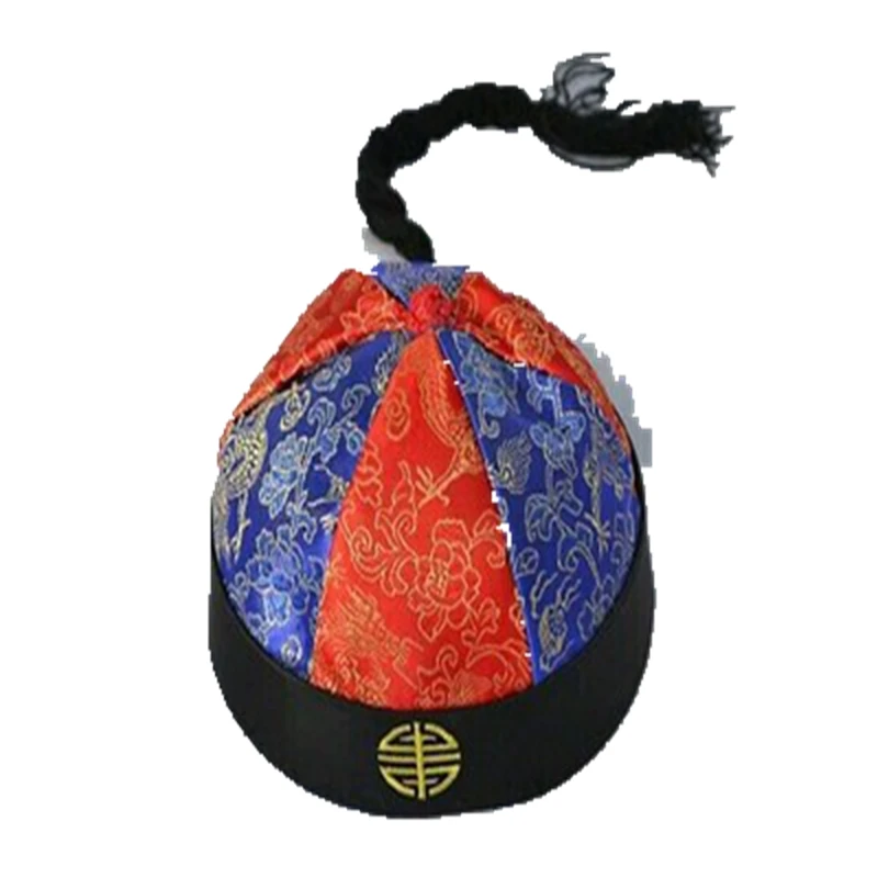 

CAMMITEVER Chinese Fashion Emperor Cap Performance Chinese Costumes Child Men Apparel Ancient Costume Baby Children Hat Gift