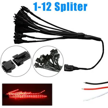 

2019 12pcs RGB Glitter Strip Light Bar Decorative LED Neon Lamp for Motorcycle CSL88
