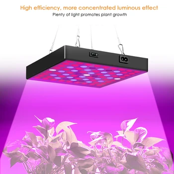 

50W LED Plant Growth Lamps Long Life Full Spectrum Flower Light Indoor Floodlight Grow Box for Seedling Cultivation with Hook