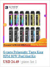Набор Cleanrence Sigelei Snowwolf Squonk Vfeng 120 Вт, питание от одной батареи 21700/20700/18650 с резервуаром 3,0 мл Squonk BF RDA