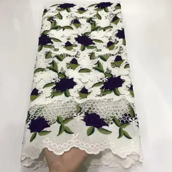 

FCTX3Milk Silk Lace 2019High Quality Nigerian Lace Fabric African Net Lace Embroidery French Tulle Lace Fabric For Wedding Dress