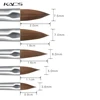 KADS Kolinsky Sable Acrylic Brush Size 2#/4#/6#/8#/10# Acrylic Brush Professional Black Kolinsky Sable Acrylic Nail Brushes 4