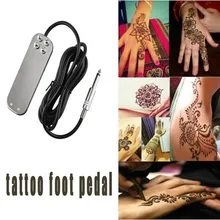 Мини-переключатель педалей из нержавеющей стали, регулятор мощности татуировки из нержавеющей стали, переключатель педалей для тату, источник питания# ZB