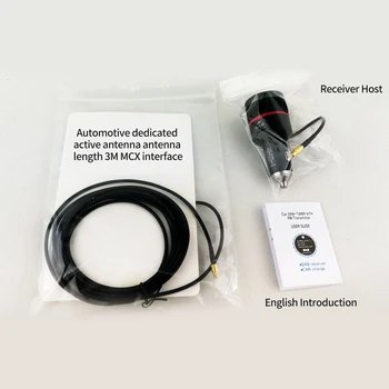 

Car DAB+Receiver Cigarette Lighter Plug 1.1" OLED Screen Display Automotive Digital FM Radio Receiver Antenna Kit