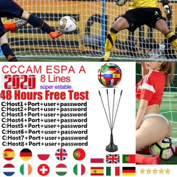 

2020 Cccam espa a spain 1 year stable 8 Line server HD cline ccam espa a Europe Portugal Poland Italia for satellite receiver