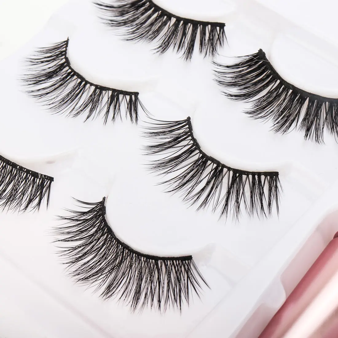 3Pairs Magnetic Eyelashes And Eyeliner Set 5 Magnet 3D False Eyelashes Natural Soft Wispy Faux Mink Magnetic Fake Lashes Makeup 3Pairs Magnetic Eyelashes And Eyeliner Set 5 Magnet 3D False Eyelashes Natural Soft Wispy Faux Mink Magnetic Fake Lashes Makeup