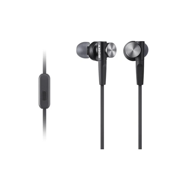 Гарнитура вкладыши Sony MDR-XB50AP 1.2м черный проводные