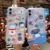Cartoon Bear Phone Cases For Iphone 12 11 Pro 12 Mini XR XS Max X Soft TPU Back Cover For Iphone 7 8 Plus Cute Lovely Clear Case