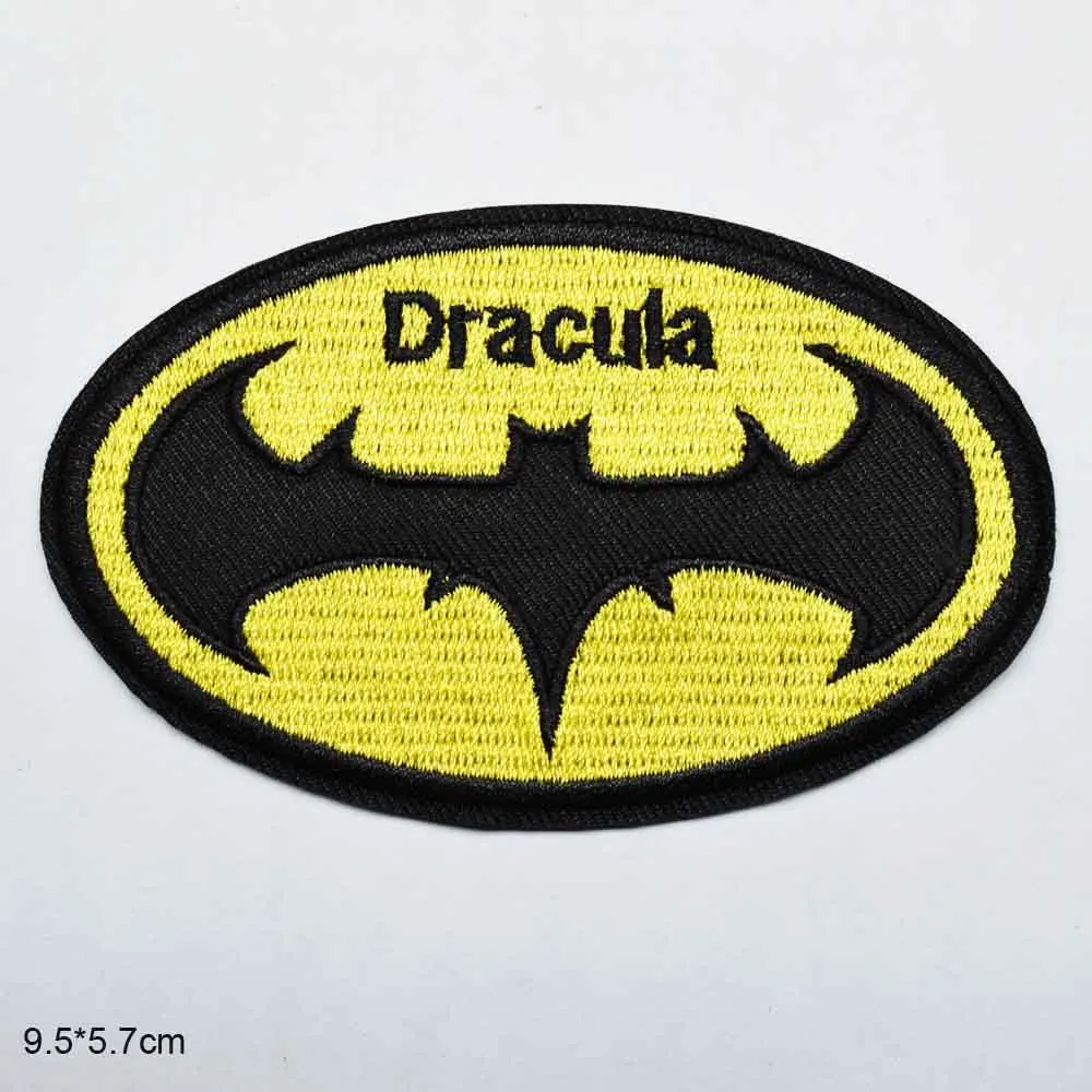 Fledermaus Vampir Dracula Eisen auf bestickte Kleidung Patches für Kleidung Aufkleber Kleidungsstück Bekleidung Zubehör