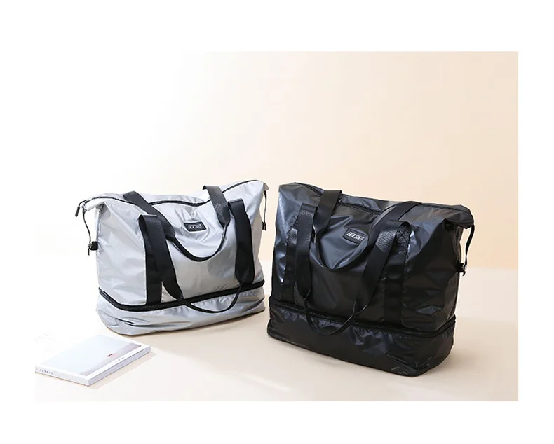 Дорожная сумка для сухой и влажной уборки разделения фитнес сумка Фитнес Сумочка для путешествий на открытом воздухе независимые туфли Спортивная сумка на плечо сумка