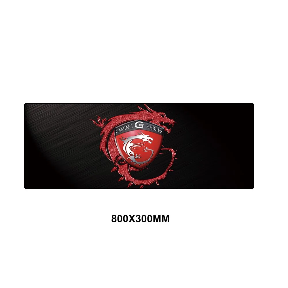 800x300mm XXL Dragon Desktop Pad Gaming Mousepad Large Mouse Pad Keyboard Computer Mouse Pad with Locking Edge Gaming Mouse Mat - Цвет: 300x800x2mm