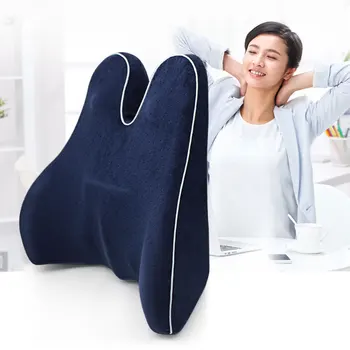 

Memory Foam Waist Lumbar Side Support Pillow Spine Protect Orthopedic Car Seat Office Sofa Chair Back Cushion Back Support