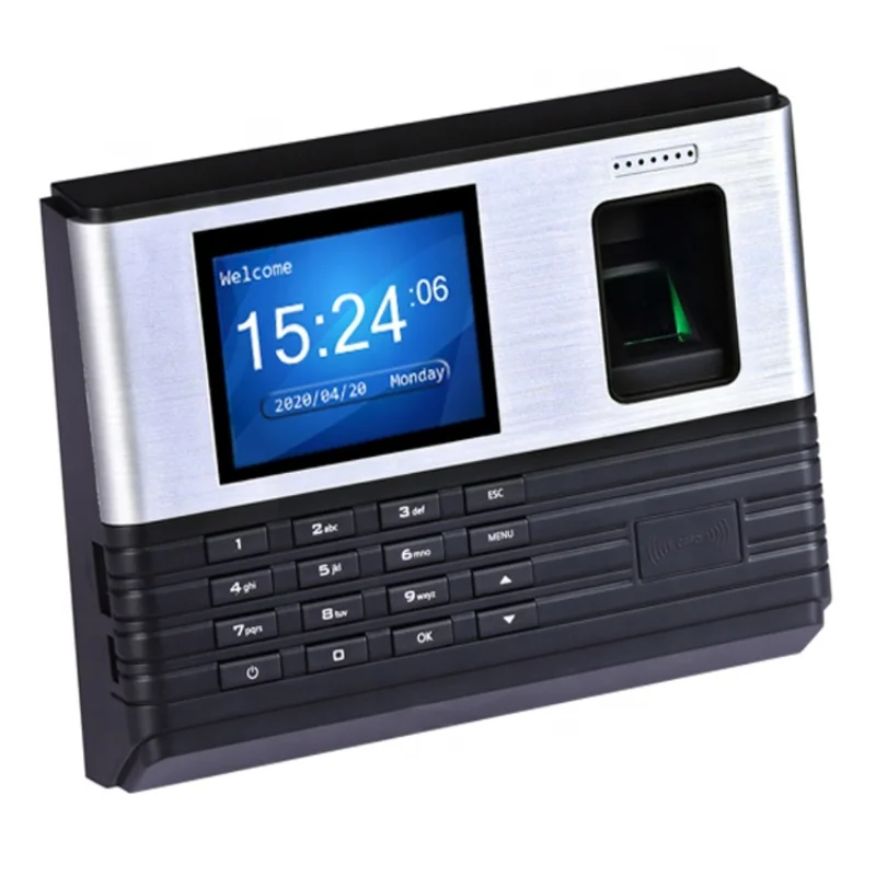 Realand A-L355 2.8 Inch TFT Screen 5000 Fingerprint Time Attendance Optional for WIFI and Battery Backup