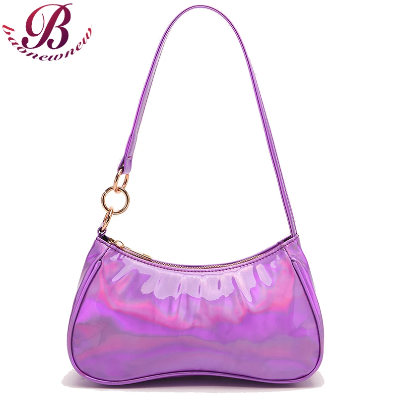 PVC Shoulder Bags For Women Luxury Brand Handbag Female Classic Style Boston Purse Ladies High Quality Satchels 2021 New Fashion
