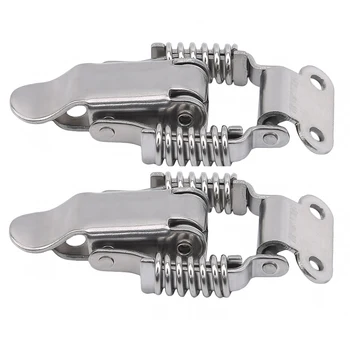 激安 新内閣ロックボックス掛け金ケース鉄春ラッチキャッチトグルロック引き出しゲートドア耐久性のある高品質の家具ハードウェア