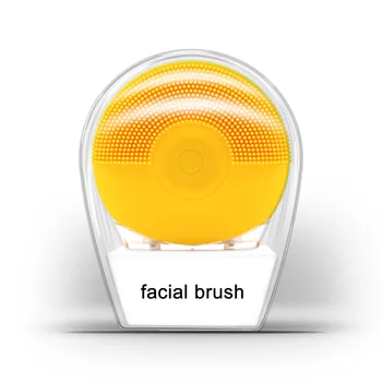 

Face washing instrument silica gel cleanser electric washing face brush black hair pore washing artifact small bubble