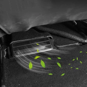 

Black Vent Cover Car Parts For Tesla Model 3 2pcs Vent Protection Cover ABS Interior Decor