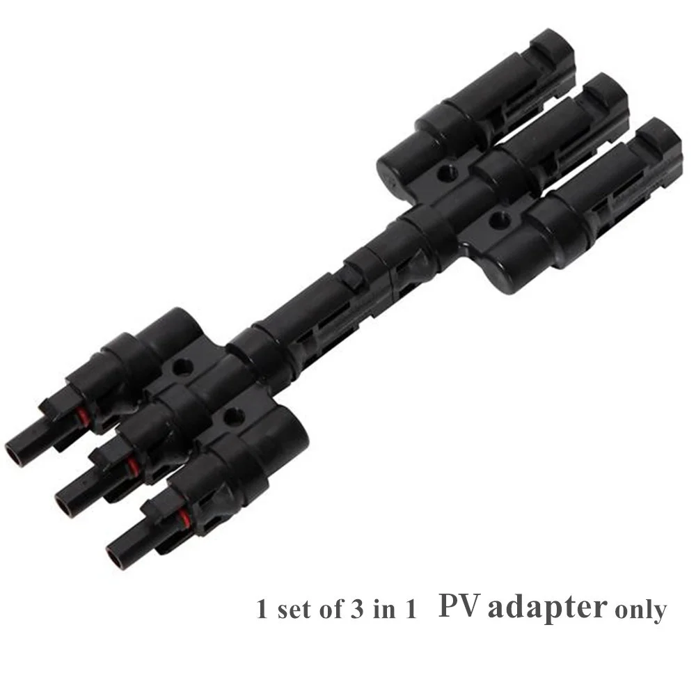 Solar Panel Adapter 2 in 1/3 in1/4 in1/5 in1/6 in1 Connector Cable Splitter Male and female adapter for Parallel Connecting