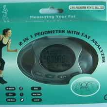 Спорт на открытом воздухе Многофункциональный Шагомер жира шагомер большой экран калорий шагомер