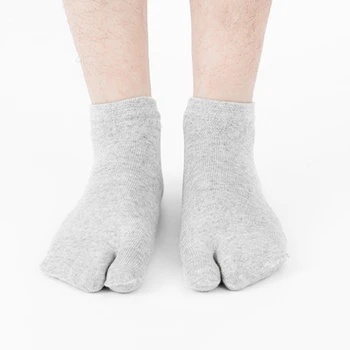 

1 Pairs Unisex Cotton Ninja Socks Japanese Style Kimono Flip Flop Slipper Sandal Split 2 Toe Tabi Foot Finger for Men Women