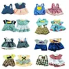 Easter Bunny Forest Animal Family Dolls Clothes Compatible 1:12 Dollhouse Accessories 10CM Clothes Pretend Play Toys Gifts Kids 3