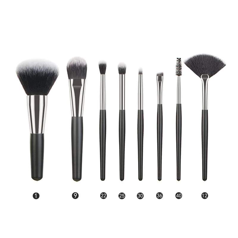 fundação, mistura natural, preto, 5-40Pcs