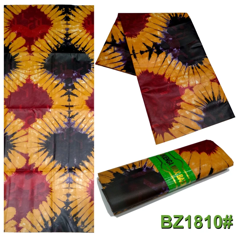 Африканская ткань bazin riche getzner guinea brocade Ткань bazin riche ткань Гана Воск Принт Ткань 6 ярдов/setLHW-1
