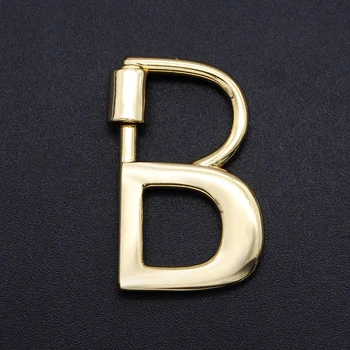 

3pcs/lot Initial Name Letter Spiral Lock Hook diy Jewelry Clasp Wholesale Bulk Orders Discount Bracelet Making Clasps