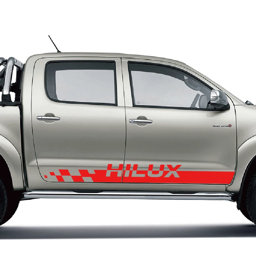 hilux полоса Боковая дверь графический винил гоночный автомобиль стикер для TOYOTA HILUX