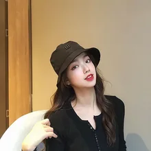 Складная модная женская шляпа-ведерко кепки для мальчиков и девочек Рыбацкая шляпа от солнца однотонная летняя Солнцезащитная шляпа gorros pescador casquette