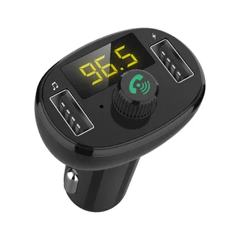 

Dual USB Car Charger with FM Transmitter Bluetooth Handsfree FM Modulator Phone Charger in car For iPhone Xiaomi HUAWEI