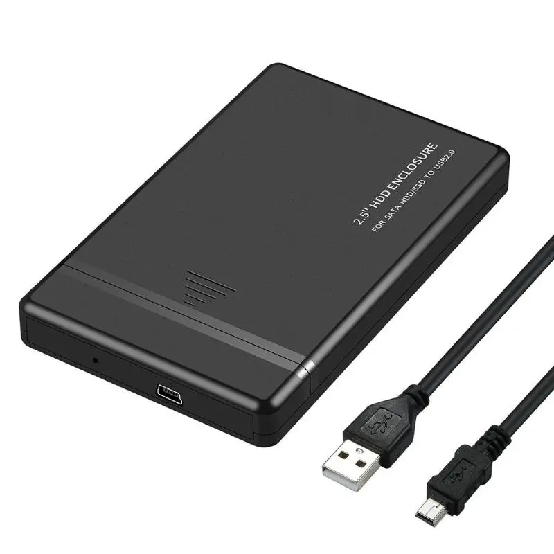 VKTECH 2,5 дюймовый жесткий диск, SSD, корпус 480 Мбит/с жесткий диск коробка USB2.0/USB3.0/TYPE C Мобильный Внешний чехол для ноутбука
