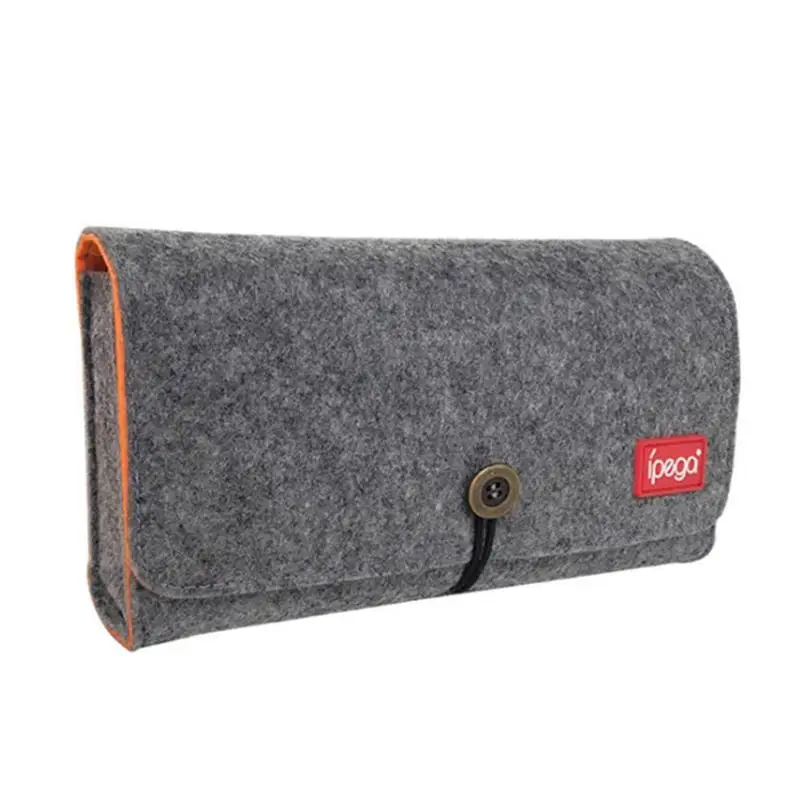 

Game Console Protective Case Blanket Fabric Fashionable Shock Proof Good Elasticity Double Layer Storage Bag for Switch Lite