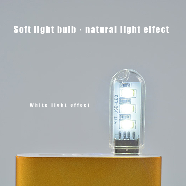 Leds USB Lights Mini Portable USB LED Book Light DC5V Ultra Bright Reading Book Lamp For Power Bank PC Laptop Notebook