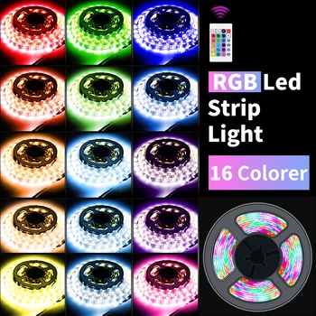 

USB 5V Flexible LED Strip Light RGB Ribbon Tape Led Lamp Strip Decor TV Desktop Screen Backlight 1M-5M RGB Night Light 2835 SMD