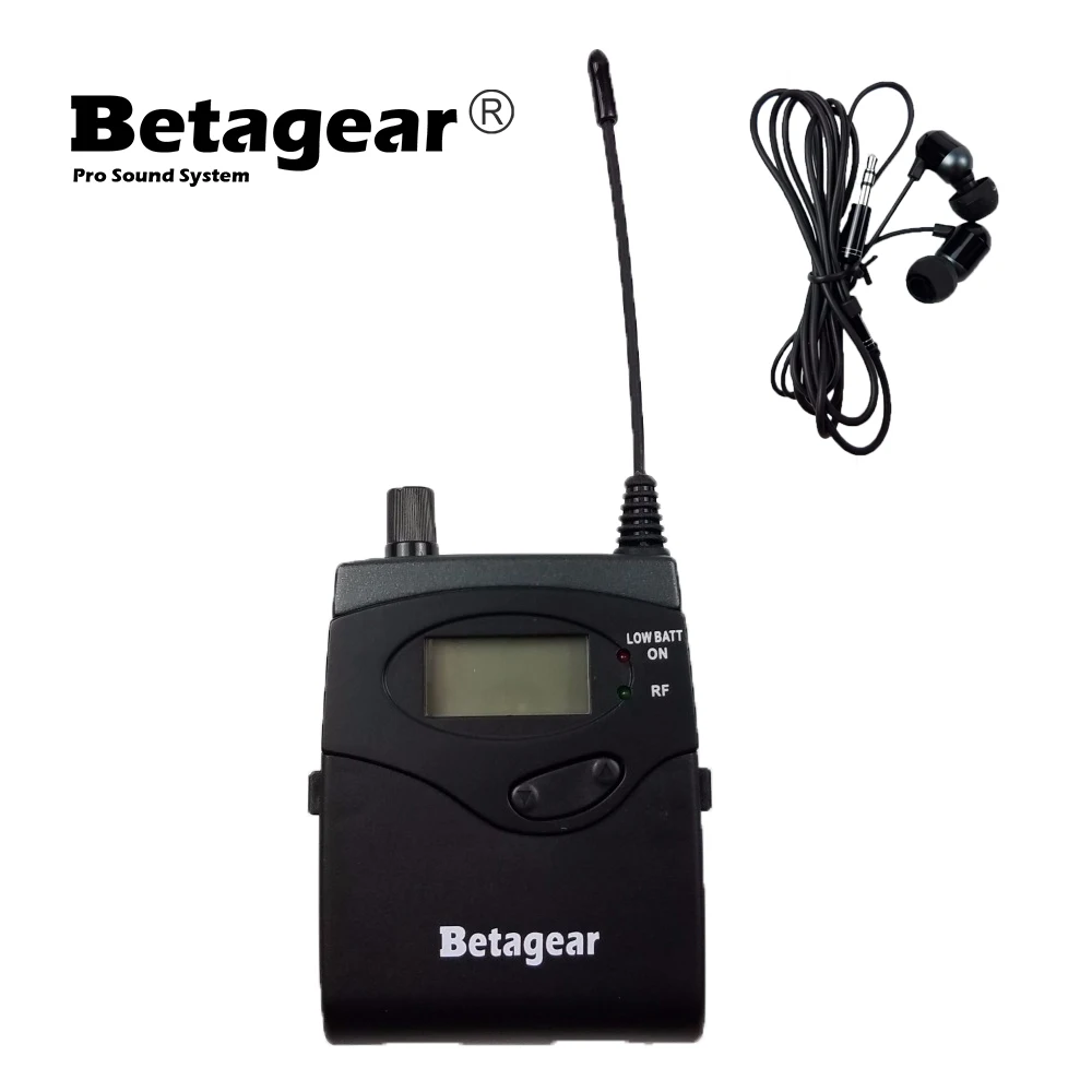 bodypack com fone de ouvido para in-ear