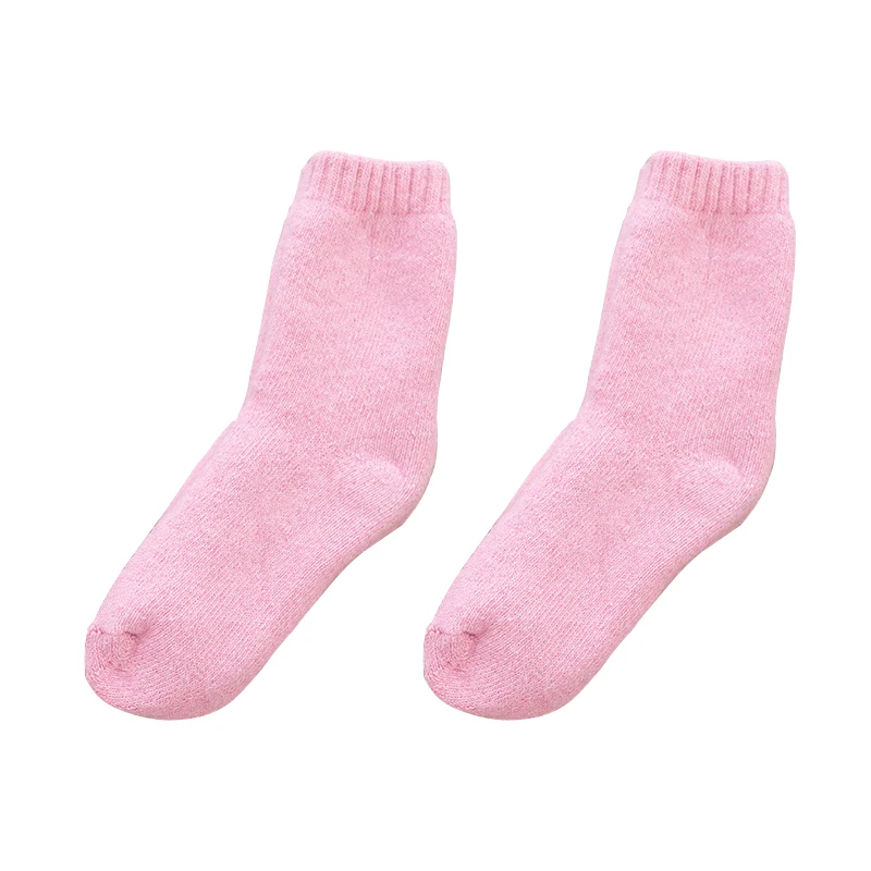 Women Pink Мужские и женские зимние шерстяные носки, супер теплые толстые кашемировые носки для экстремально холодной низкой температуры, рабочие носки унисекс - Цвет: Women Pink