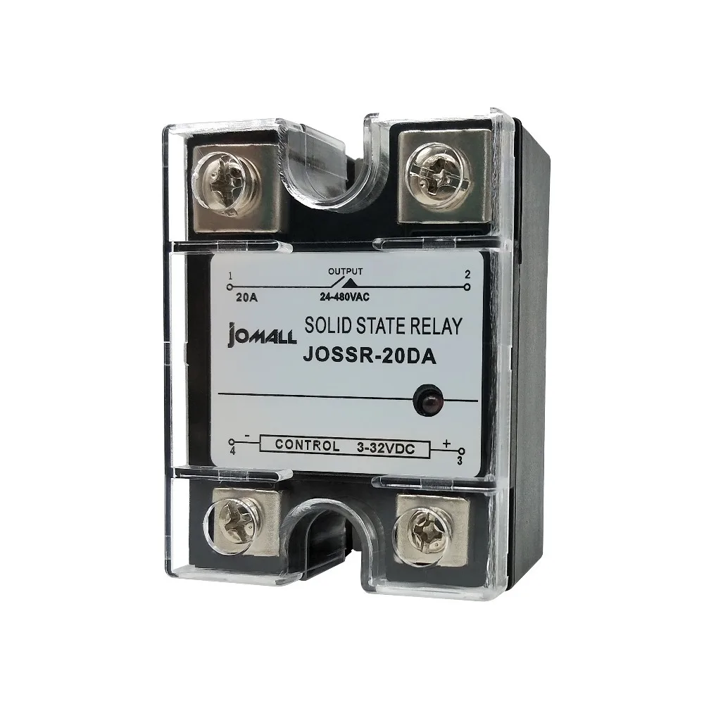 SSR-10DA/20DA/25DA/40DA DC управление AC SSR Однофазное твердотельное реле 12v