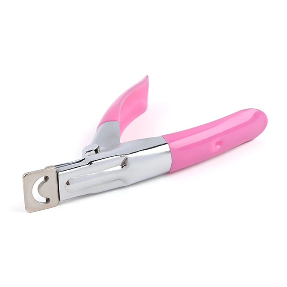 

Professional Nail Art Clipper Cutter UV Gel False Nail Tips Edge Cutters Stainless Steel U One Word Clippers Manicure Tool TSLM2