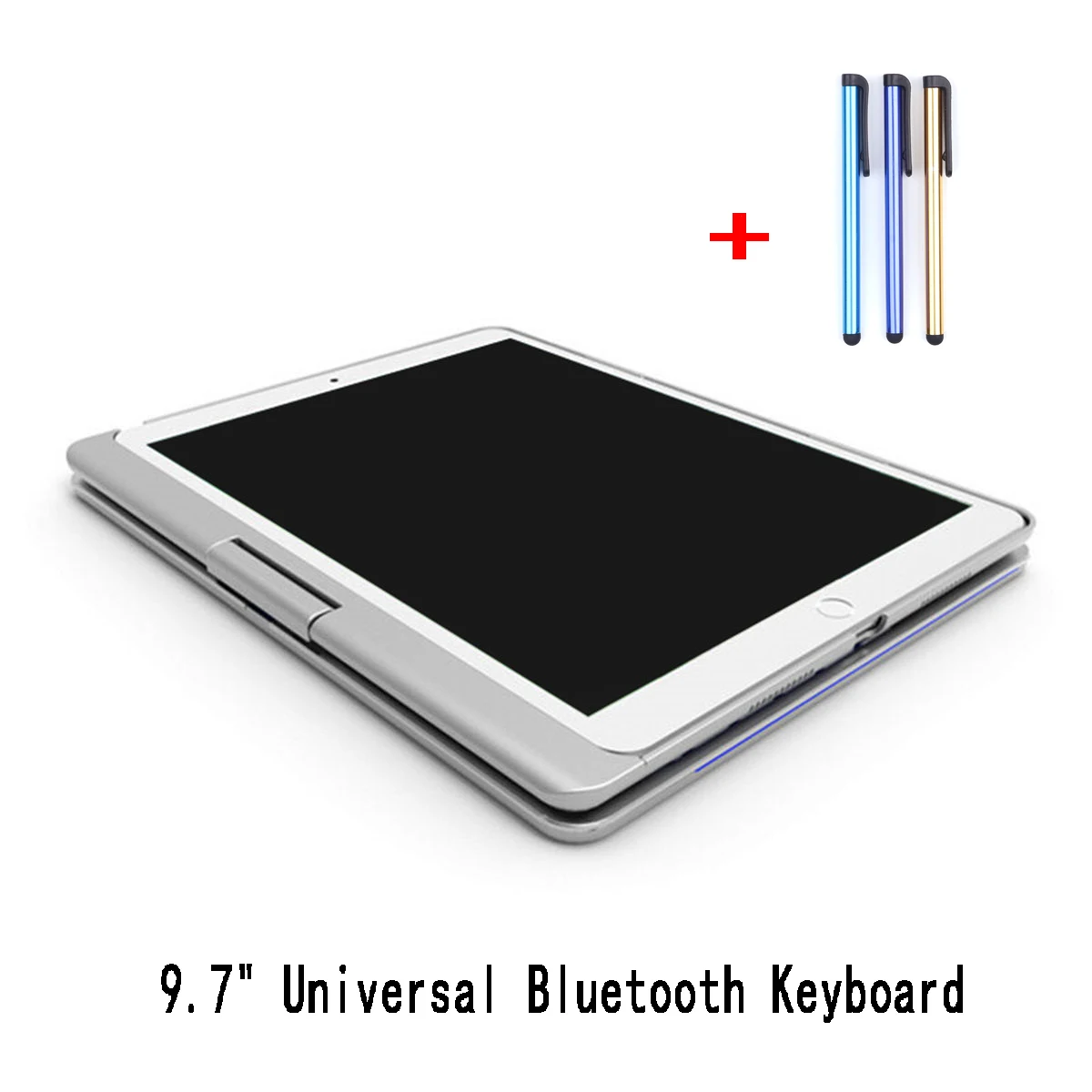 9.7 Для apple iPad Pro 9,7/iPad Air 1/Air 2 9,7 '/10,5' Универсальная клавиатура складная беспроводная клавиатура Bluetooth откидная подсветка - Цвет: 9.7