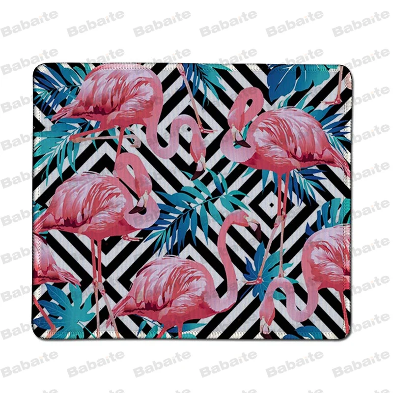 Lock Edge20x25cm Babaite высокое качество Фламинго заказной Ноутбук игровой коврик для мыши большой коврик для мыши клавиатуры коврик - Цвет: Lock Edge20x25cm