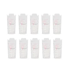 4/6/10 шт. 150 мл детский молочный напечатанные таможней многоразовые Кулинария для детей пакет для хранения грудного молока без добавления бисфенола А, милый детский безопасный для кормления для хранения инструментов T0791