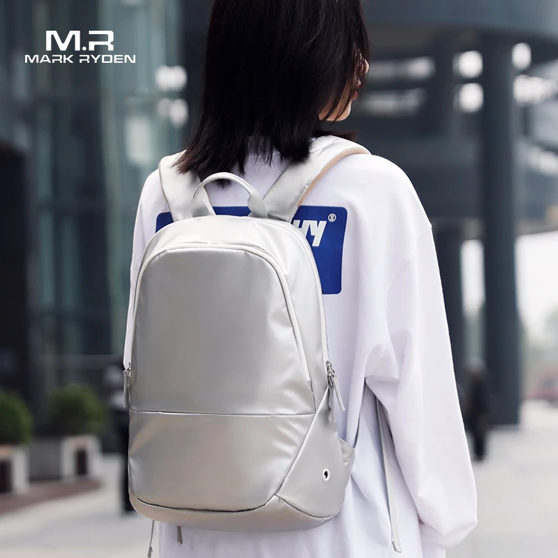 Mark Ryden 2021 New Female Backpack Four Colors Free Raincoat Girls Travel Bag Anti-thief Women Backpack School Bag For Women