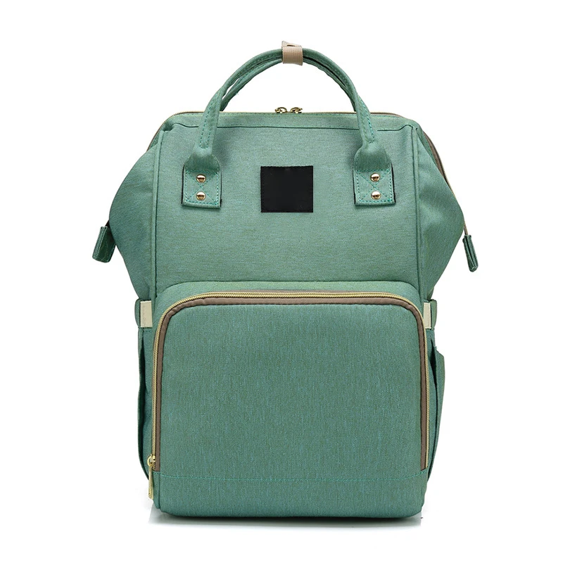 mint green Набор сумок для подгузников Мумия дорожный рюкзак для беременных кормящих сумка для подгузников рюкзак большой емкости водонепроницаемый - Цвет: mint green