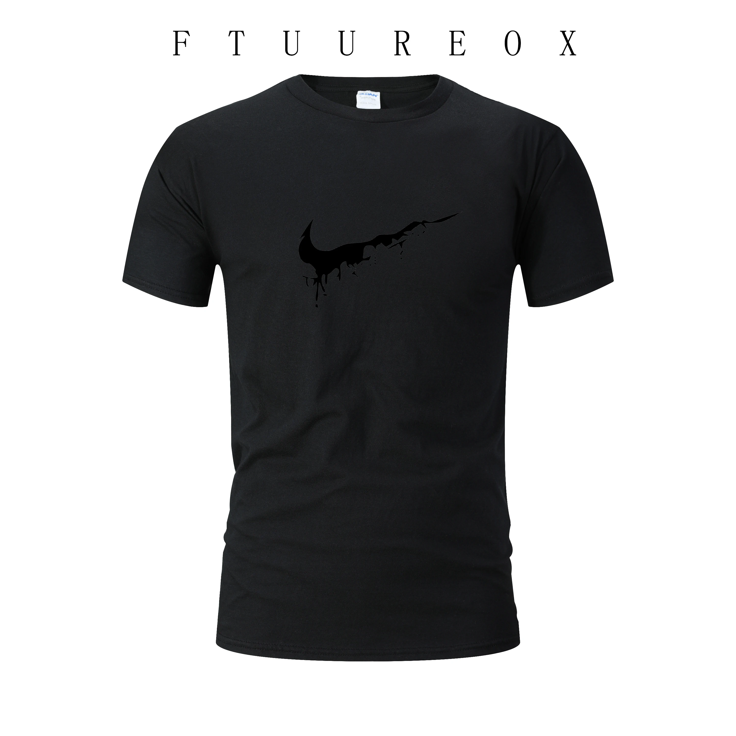 2019 Genuine Solid Color T-shirt Men's Black and White 100% Cotton Fashion Comfortable T-shirt Printing T-shirt 2019 Genuine Solid Color T-shirt Men's Black and White 100% Cotton Fashion Comfortable T-shirt Printing T-shirt