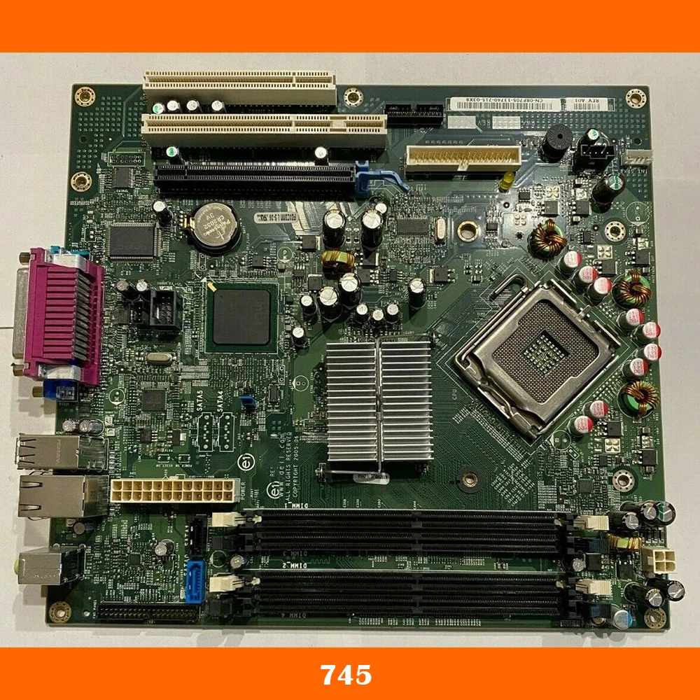 Десктопная материнская плата для DELL 745 DT MM599 HP962 RF705 NX183 полностью протестирована |