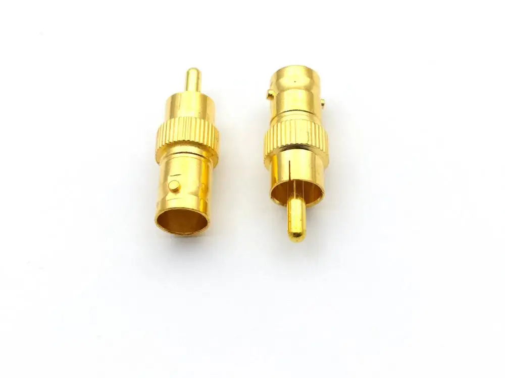 Позолоченный штекер BNC Female RCA 6 шт. адаптер Phono для DVR CCTV видеокамеры|cctv camera adapter|female